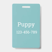 プチードッグセーター | バッジ (裏面)