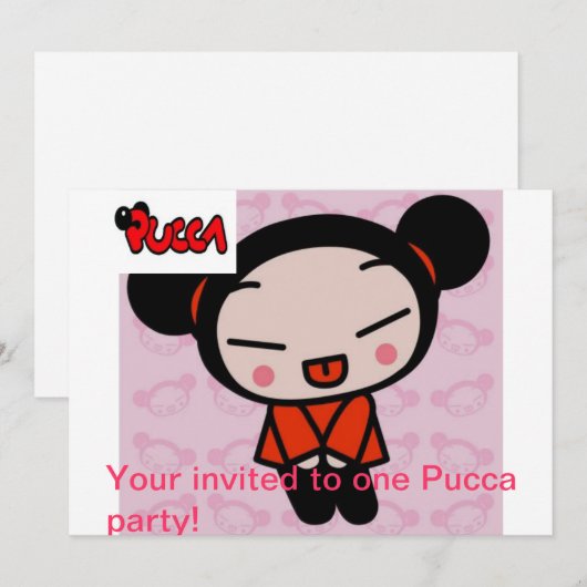 プッカ招待状 招待状 (正面/裏面)