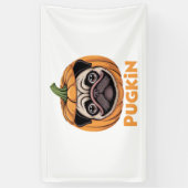 プッキンプグハロウィーンハッピーハローウィンオーバーサイズT-S 横断幕 (縦)