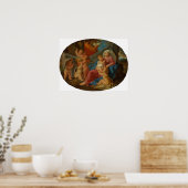 プッサン – エジプトへのフライトの残り ポスター (キッチン)