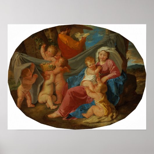 プッサン – エジプトへのフライトの残り ポスター (正面)