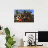 プッサン – フィングオブモーセ ポスター (ホームオフィス)