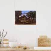 プッサン – 写真の灰と風景 ポスター (キッチン)