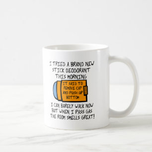 プッシュアップボトムの面白いマグカップ コーヒーマグカップ