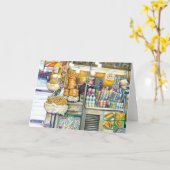 プッシュカートパラダイスグリーティングカード カード (黄色い花)