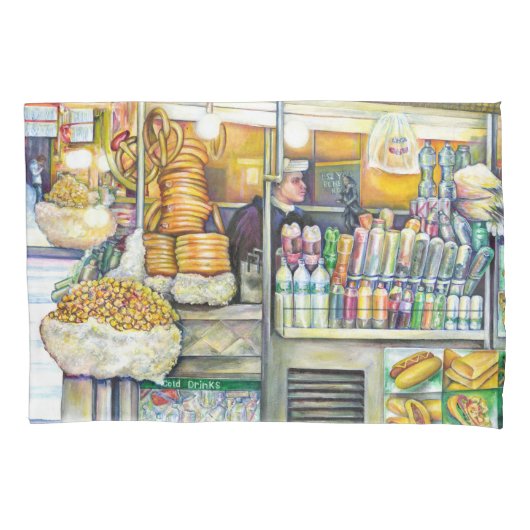 プッシュカートパラダイス 枕カバー (正面)