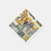 プッシュカート天国 スタンダードカクテルナプキン (角)