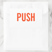 プッシュシール 長方形シール (バッグ)