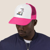 プッシュスクーター&フラワーウォーターカラーアートキャップ キャップ (インサイチュ)