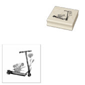 プッシュスクーター ラバースタンプ (押印)