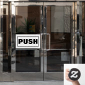 プッシュドアサイン ウィンドウサイン (オフィスドア)