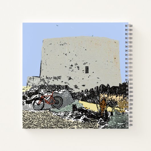 プッシュバイクとマルテッロタワーハイザケントノートブック ノートブック (裏面)