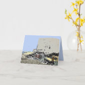 プッシュバイクとマルテッロタワーハイザケント カード (黄色い花)