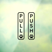 プッシュプルポープリントウィンドウデカール ウィンドウサイン (シート3)