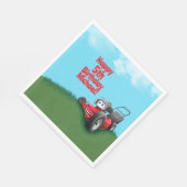 プッシュローンモーア誕生日紙プレートボウル スタンダードランチョンナプキン (角)