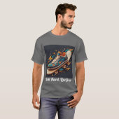 "プッシュ懸命、ライブフリー – メンズアクティブライフスタイルティー Tシャツ (正面フル)