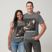 "プッシュ懸命、ライブフリー – メンズアクティブライフスタイルティー Tシャツ (ユニセックス)