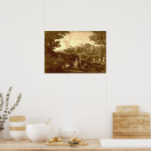 プッシンオルフェウスアンドユーリダイス ポスター (キッチン)