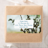 プッシーウィローブランチ差出人住所ラベル ラベル (インサイチュ)