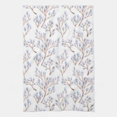 プッシー柳の枝 キッチンタオル (縦)