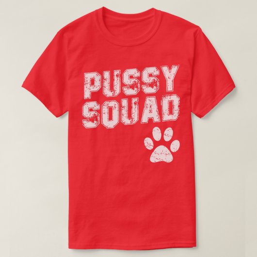 プッシー部隊 Tシャツ (デザイン正面)