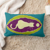 プッシー・カート女神ヨニ ランバークッション (ブランケット)