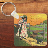 プッシー・キャットどこにいたの？マザーグースライム キーホルダー (正面)