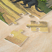 プッシー・キャットどこにいたの？マザーグースライム ジグソーパズル (側面)