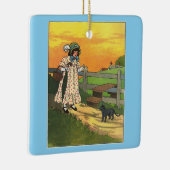 プッシー・キャットどこにいたの？マザーグースライム セラミックオーナメント (右)