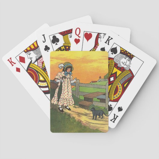 プッシー・キャットどこにいたの？マザーグースライム トランプ (裏面)