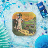 プッシー・キャットどこにいたの？マザーグースライム ペーパープレート (パーティー)