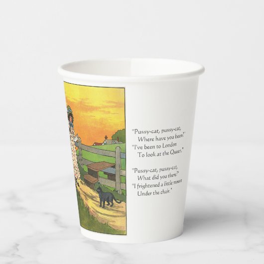 プッシー・キャットどこにいたの？マザーグースライム 紙コップ (左)