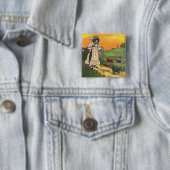 プッシー・キャットどこにいたの？マザーグースライム 缶バッジ (インサイチュ)