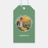 プッシー・キャット、どこにいたの？誕生日パーティー ギフトタグ (正面)