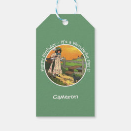 プッシー・キャット、どこにいたの？誕生日パーティー ギフトタグ