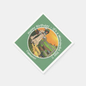 プッシー・キャット、どこにいたの？誕生日パーティー スタンダードカクテルナプキン (角)