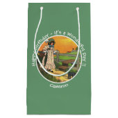 プッシー・キャット、どこにいたの？誕生日パーティー スモールペーパーバッグ (正面)