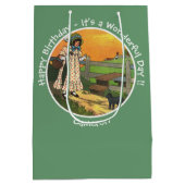 プッシー・キャット、どこにいたの？誕生日パーティー ミディアムペーパーバッグ (裏面)