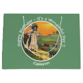 プッシー・キャット、どこにいたの？誕生日パーティー ラージペーパーバッグ (正面)