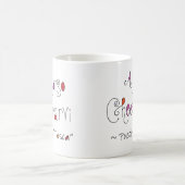 プッチニトスカオペラ引用文英語イタリアン コーヒーマグカップ (中央)