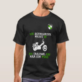 プッチマキシことわざMOPEDファンスクーターMOPED クール Tシャツ (正面)