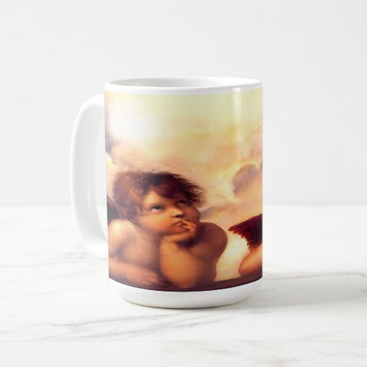 プッティペア・オブ・エンジェル コーヒーマグカップ (正面左)