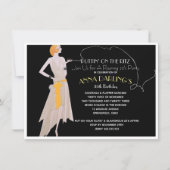 「プッティン」オンザリッツ20'sフラッパーパーティー 招待状 (正面)