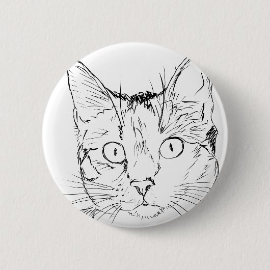 プッディーキャット 缶バッジ (正面)