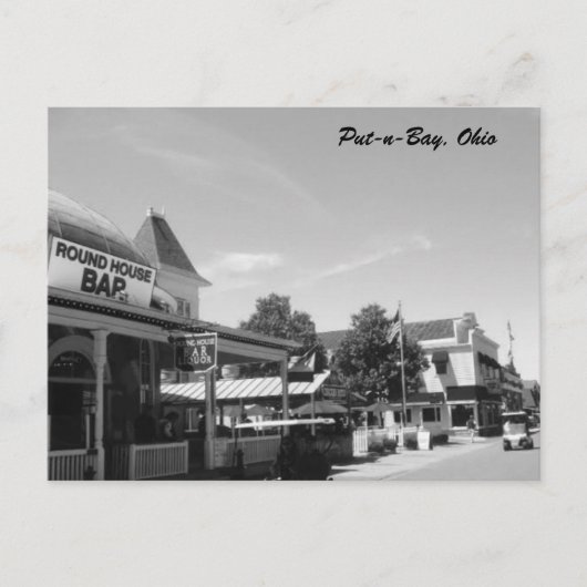 プットンベイ丸型ハウス写真はがき ポストカード (正面)