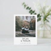 プティシンプルモダンはっきりしたー名フレーム2 – 写真 セーブザデート (スタンド正面)