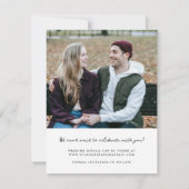 プティシンプルモダンはっきりしたー名フレーム2 – 写真 セーブザデート (裏面)