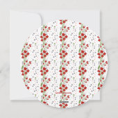 プティットフローラリースホリデーカード シーズンカード (裏面)