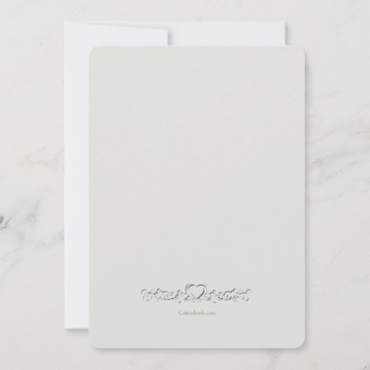 プティハートメモリアルフォトカード 案内状 (裏面)