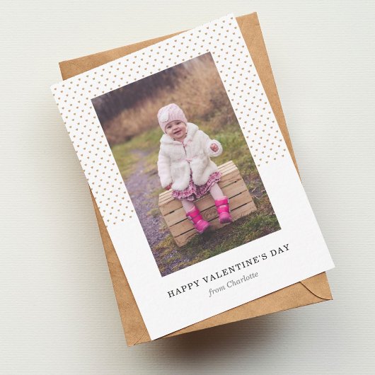 プティハート写真バレンタイン ノートカード